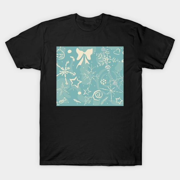 Winter pattern T-Shirt by Kristina Stellar Scandinavian Land